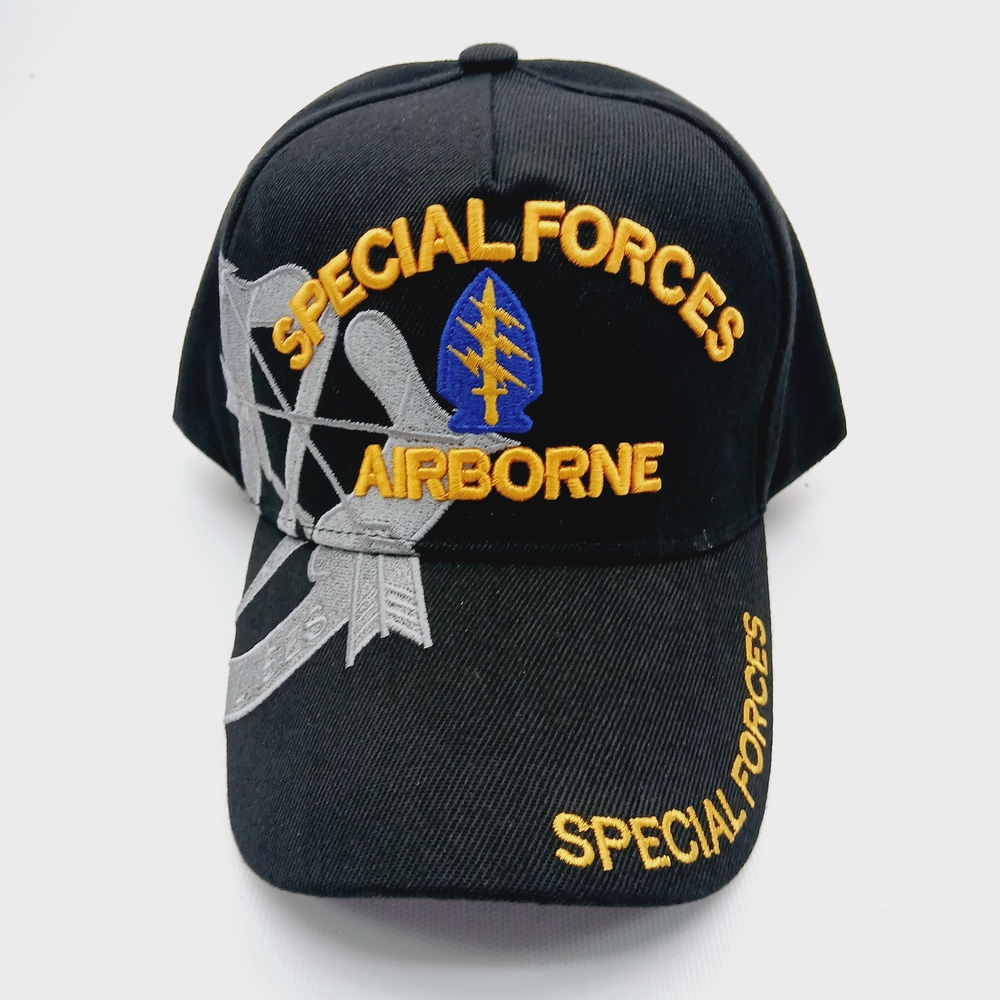 Special Forces Airborne Black Cap